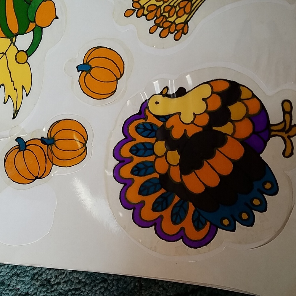 Window Stickers Thanksgiving 3 sets - Picture 11 of 11